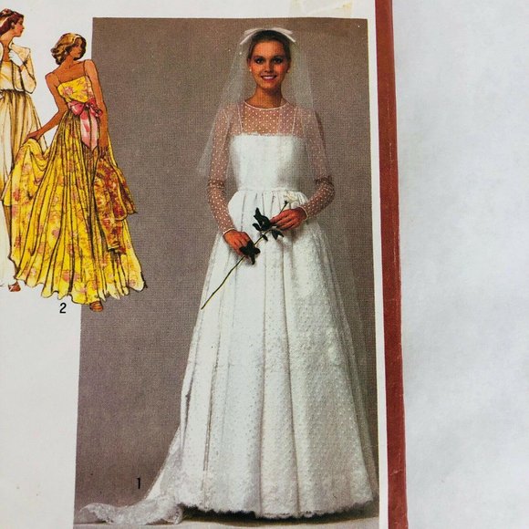 Wedding Bridal Gown Bridesmaid Dress Pattern - Picture 3 of 9